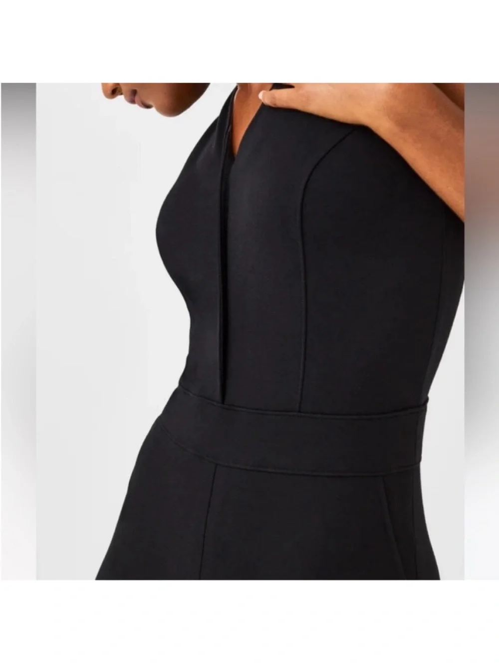SPANX Small Regular Jumpsuit Perfect Sleeveless Jumpsuit in classic black NWT - Picture 11 of 14